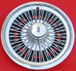 Oldsmobile wire wheel cover