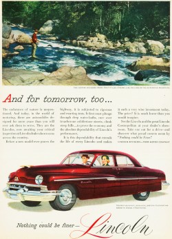 1951 lincoln ad