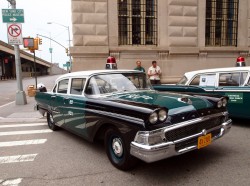 1958, ford, new york city, police car