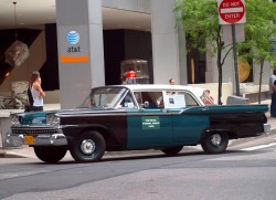 1959, ford, new york city, police car
