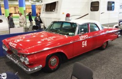 1961 plymouth, car 54, police car