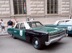 1967, plmouth, fury, new york city, police car