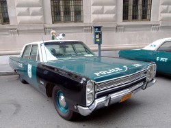 1968, plymouth, fury, new york city, police car