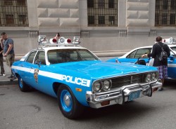 1974, plymouth, satellite, new york city, police car