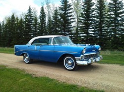 1956 chevrolet, 4 door coupe, 4-door coupe