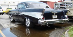 1957 chevrolet, 4 door coupe