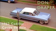 Don Draper, Mad Men, cars, 1962, Cadillac, coupe de ville, cars