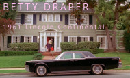 Mad Men, car, cars, Betty Draper, Don Draper, 1961, Lincoln, Continental