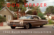 Don Draper, Mad Men, cars, 1960, buick, electra, convertible