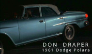 Don Draper, Mad Men, 1961 dodge polara, cars