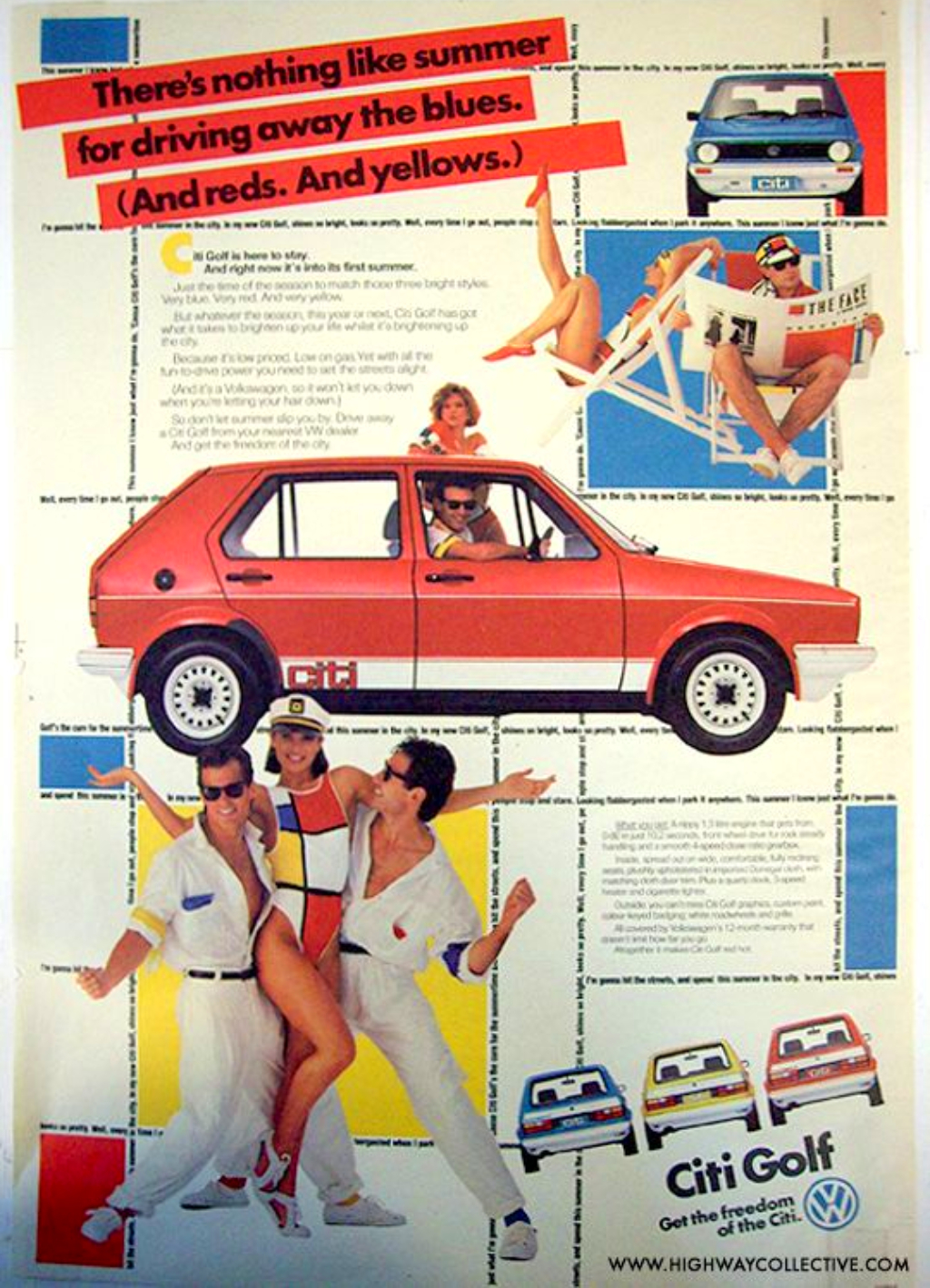 VW, Volkswagen, Citi Golf, Citi, Golf, Mark 1, Mk1, Rabbit, R, 1985, ad