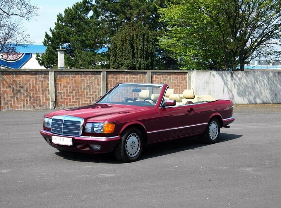 Mercedes, 126, convertible, SEC, c126