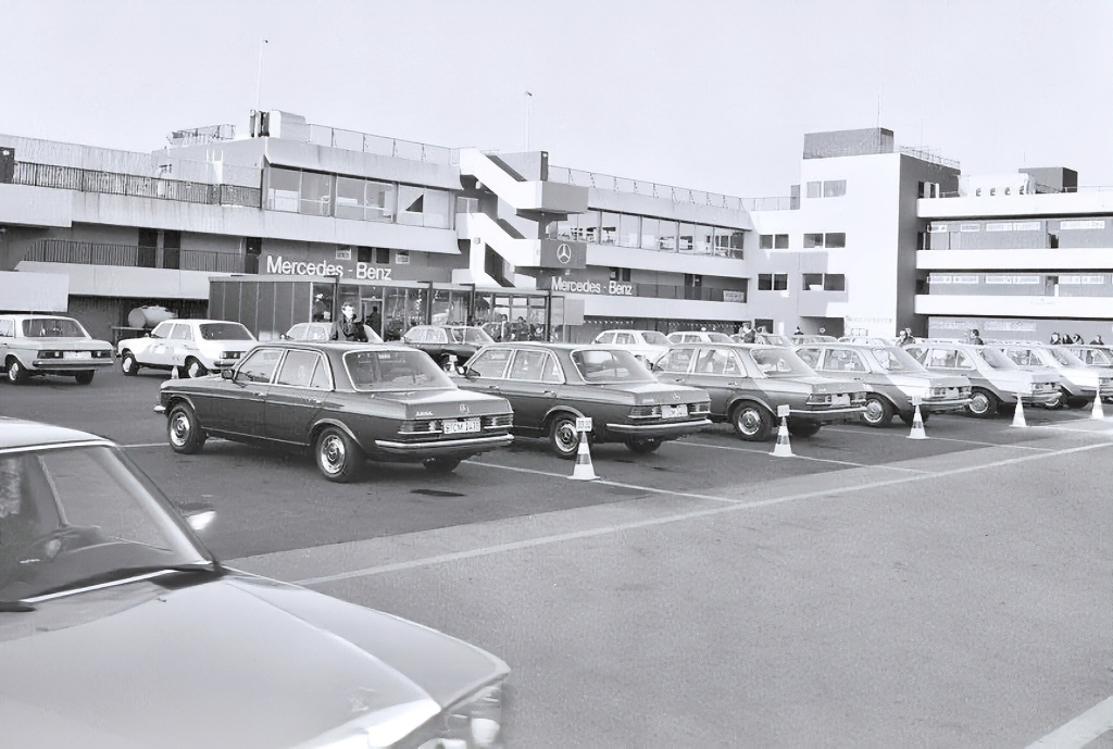Mercedes, W123, introduction, press introduction, Europe, January, 1976, Germany, France, 200D, 220D, 240D, 300D, 280E, 250, 230, 230E