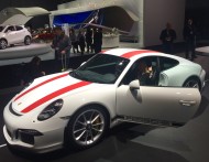 2017, porsche, 911r, new york, ny, auto show, 2016