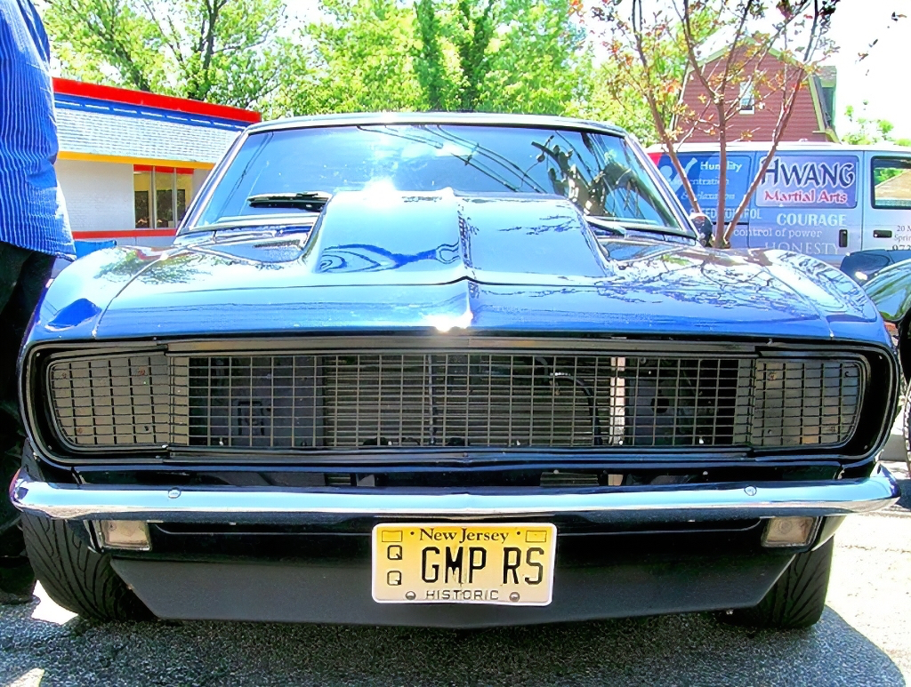Only RS versions of the Camaro featured hidden headlamps as seen on this 1967 coupe.